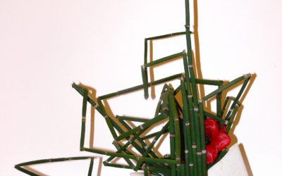 Journée Ikebana : sculpture abstraite